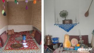 نمای داخلی اقامتگاه بوم گردی فیروزه ای - چناران - روستای رادکان
